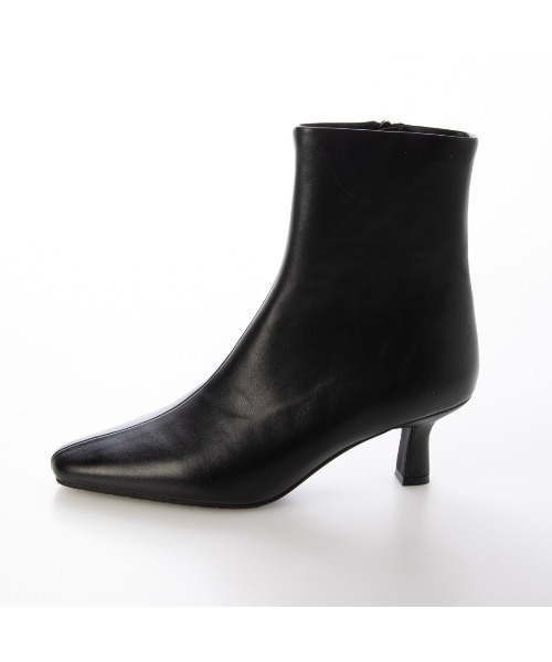 EVOL（イーボル）の「【晴雨兼用・滑りにくい】スクエア6cmショートブーツ IZ5766（レインシューズ・レディース・チャコールグレー/ブラック/アイボリー・S/M/L/LL）」の14枚目の写真