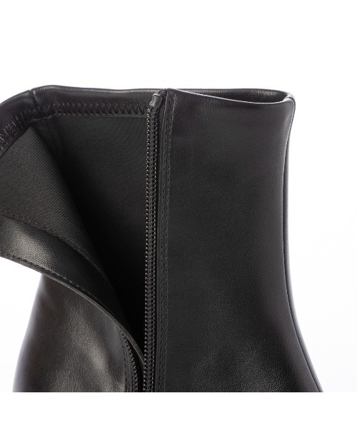 EVOL（イーボル）の「【晴雨兼用・滑りにくい】スクエア6cmショートブーツ IZ5766（レインシューズ・レディース・チャコールグレー/ブラック/アイボリー・S/M/L/LL）」の18枚目の写真