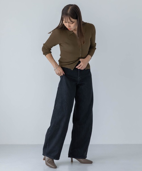 EVOL（イーボル）の「【晴雨兼用・滑りにくい】スクエア6cmショートブーツ IZ5766（レインシューズ・レディース・チャコールグレー/ブラック/アイボリー・S/M/L/LL）」の9枚目の写真