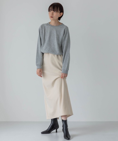 EVOL（イーボル）の「【晴雨兼用・滑りにくい】スクエア6cmショートブーツ IZ5766（レインシューズ・レディース・チャコールグレー/ブラック/アイボリー・S/M/L/LL）」の6枚目の写真