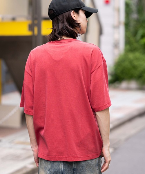 WEGO(ウィゴー)の「WEGO/コンパクトフィットピグメントグラフィックT(Tシャツ/カットソー・メンズ・スミクロ/パープル/オフホワイト/レッド・MEDIUM/LARGE)」の22枚目の写真