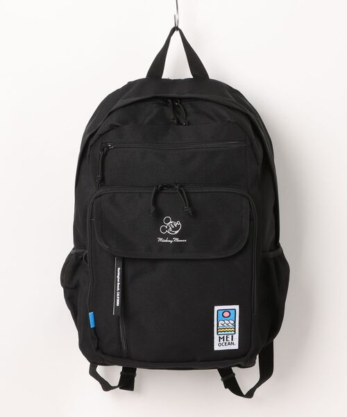 MEI OCEAN(メイオーシャン)の「MEI OCEAN バックパック ミッキーマウスコラボ 20L(ST)(バックパック/リュック・メンズ・ブラック・FREE)」の1枚目の写真