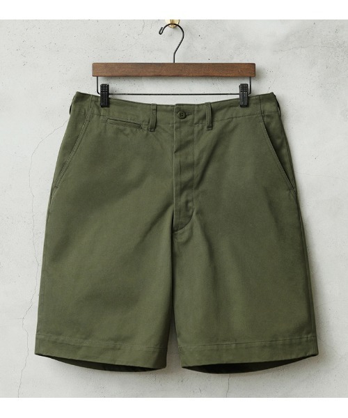 WAIPER.inc（ワイパーインク）の「WAIPER.inc 米軍 M-45 チノトラウザーショーツ【WP1089】（その他パンツ・メンズ・ベージュ系その他/ブラック/オリーブ・30/32/34/36/38）」の3枚目の写真