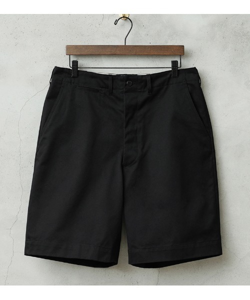 WAIPER.inc（ワイパーインク）の「WAIPER.inc 米軍 M-45 チノトラウザーショーツ【WP1089】（その他パンツ・メンズ・ベージュ系その他/ブラック/オリーブ・30/32/34/36/38）」の2枚目の写真
