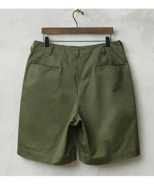 WAIPER.inc（ワイパーインク）の「WAIPER.inc 米軍 M-45 チノトラウザーショーツ【WP1089】（その他パンツ・メンズ・ベージュ系その他/ブラック/オリーブ・30/32/34/36/38）」の5枚目の写真