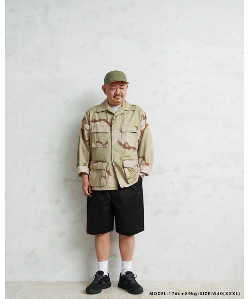 WAIPER.inc（ワイパーインク）の「WAIPER.inc 米軍 M-45 チノトラウザーショーツ【WP1089】（その他パンツ・メンズ・ベージュ系その他/ブラック/オリーブ・30/32/34/36/38）」の12枚目の写真