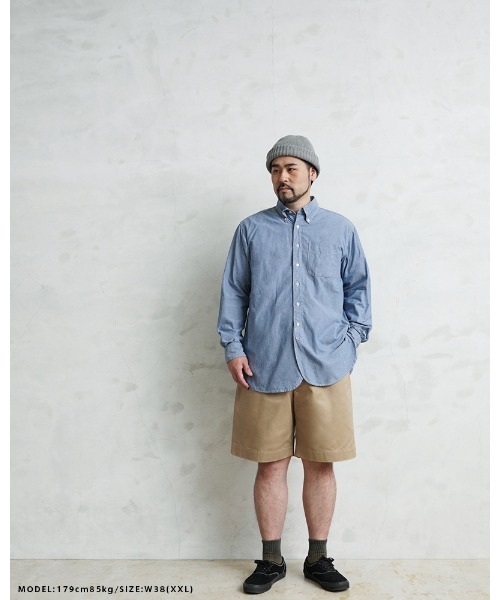 WAIPER.inc（ワイパーインク）の「WAIPER.inc 米軍 M-45 チノトラウザーショーツ【WP1089】（その他パンツ・メンズ・ベージュ系その他/ブラック/オリーブ・30/32/34/36/38）」の16枚目の写真