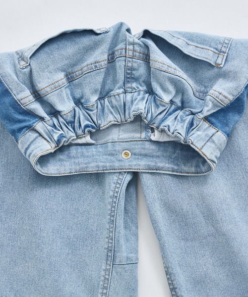 pairmanon（ペアマノン）の「ユニセックス サイドライン切替え バルーンデニムパンツ（デニムパンツ・キッズ・ブラック/ライトブルー・90/100/110/120/130/140/150）」の17枚目の写真