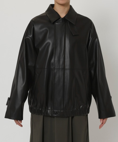 BABYLONE（バビロン）の「フェイクレザーカバーオール