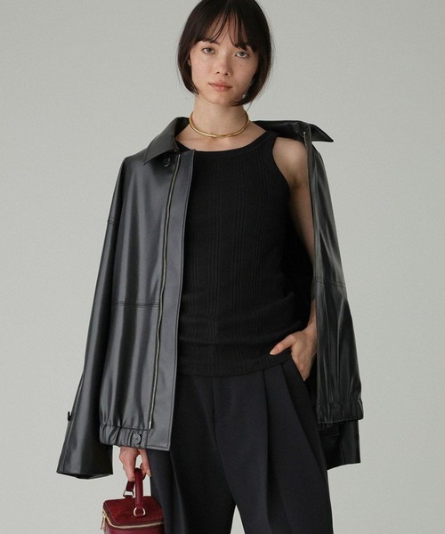 フェイクレザーカバーオール（カバーオール）｜BABYLONE