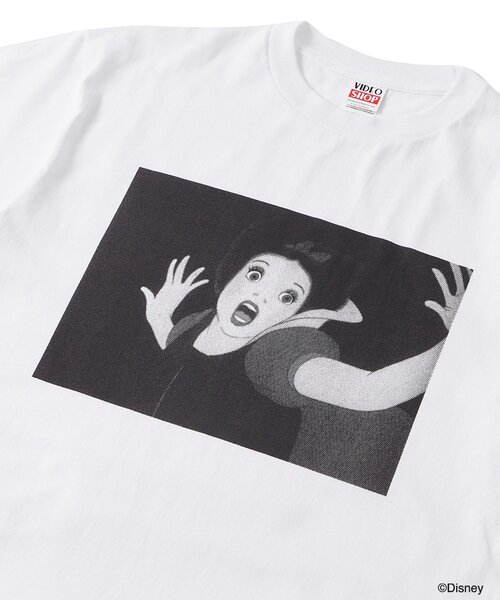 WHO'S WHO gallery(フーズフーギャラリー)の「【VIDEO SHOP】『白雪姫』TEE(Tシャツ/カットソー・レディース・ホワイト・MEDIUM/LARGE)」の4枚目の写真