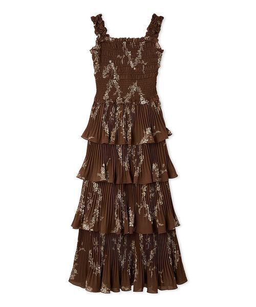 ティアードプリントキャミワンピース（ワンピース）｜SNIDEL