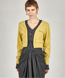 PRANK PROJECT | 【2025Autumn Pre-Order】Vネックレイヤードカーデ / V-Neck Layered Cardigan(カーディガン/ボレロ)