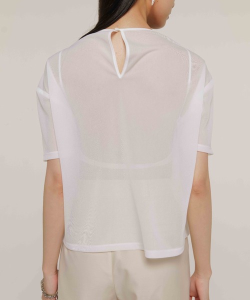 tシャツ SHEER BIJOU TSHIRT/シアービジューTシャツ レディース SHEER BIJOU TSHIRT/シアービジューTシャツ（Tシャツ/カットソー