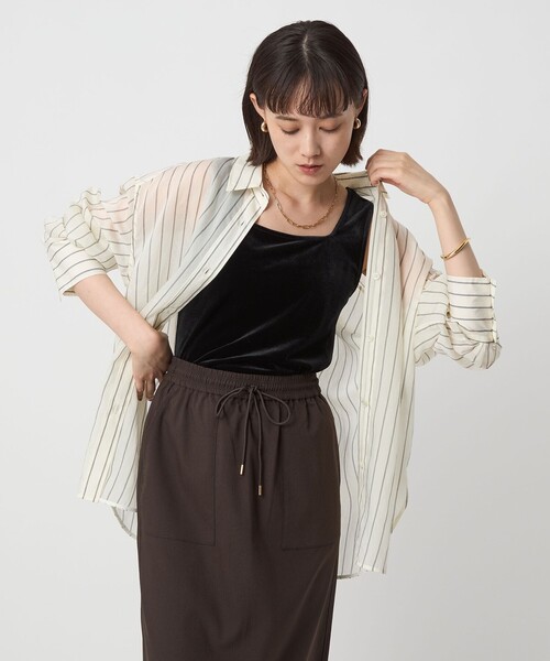 セール】ベロア タンクトップ（タンクトップ）｜green label relaxing