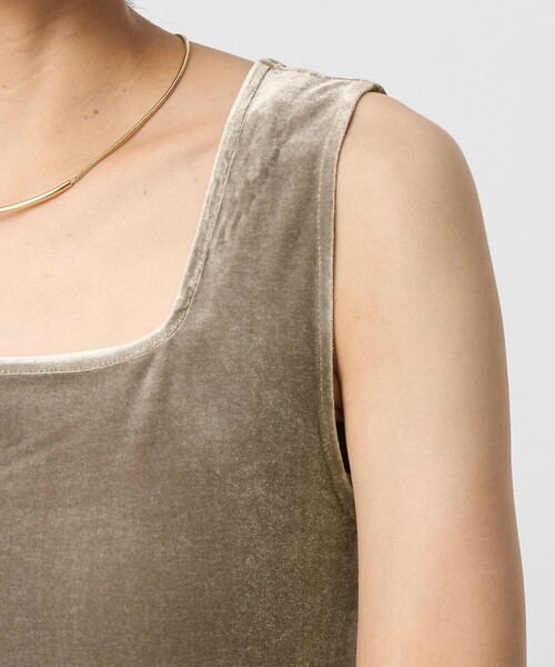 セール】ベロア タンクトップ（タンクトップ）｜green label relaxing