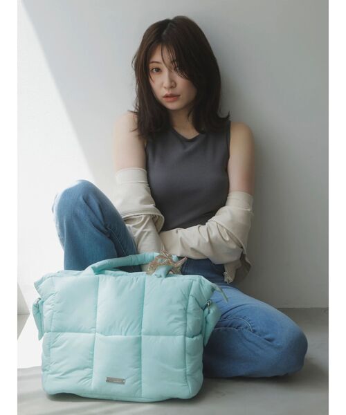 吉田朱里】マシュマロトートバッグ（ボストンバッグ）｜dazzlin