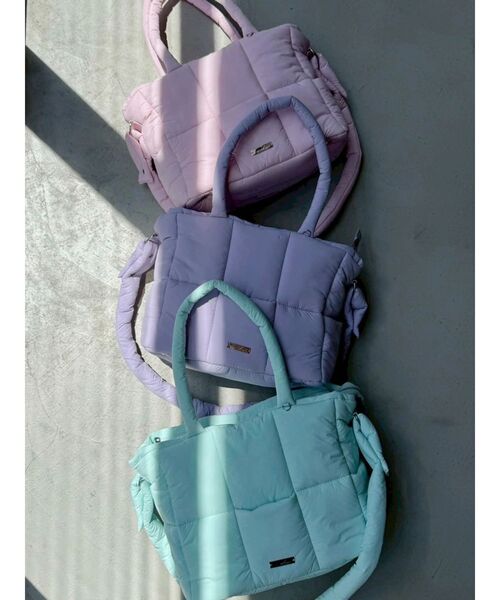 吉田朱里】マシュマロトートバッグ（ボストンバッグ）｜dazzlin