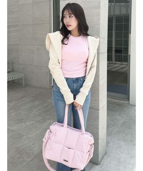 吉田朱里】マシュマロトートバッグ（ボストンバッグ）｜dazzlin