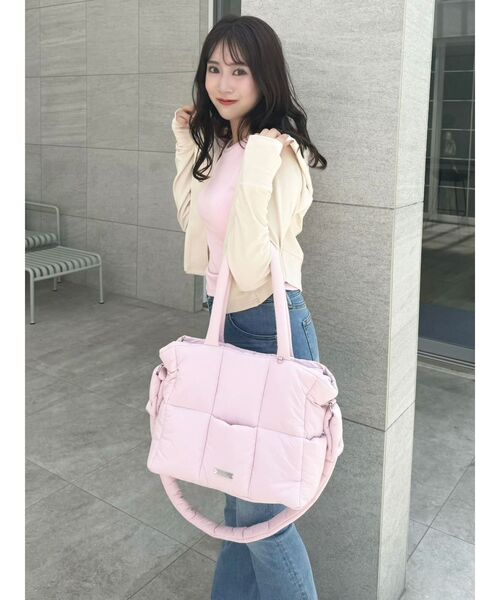 dazzlin（ダズリン）の「【吉田朱里】マシュマロトートバッグ