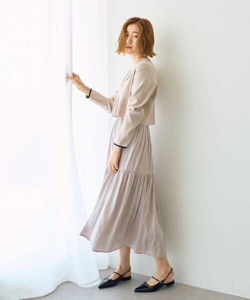 YECCA VECCA(イェッカヴェッカ)の「【2点SET】カーディガンセットワンピース(ワンピース・レディース・ブラック/ネイビー/グレイッシュベージュ・FREE)」の20枚目の写真