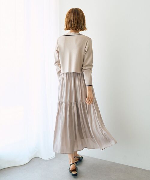 YECCA VECCA(イェッカヴェッカ)の「【2点SET】カーディガンセットワンピース(ワンピース・レディース・ブラック/ネイビー/グレイッシュベージュ・FREE)」の21枚目の写真