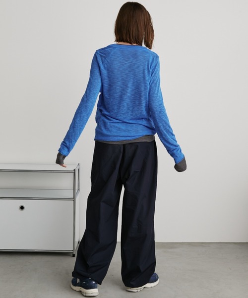 Auntie Rosa Holiday（アンティローザホリデー）の「ヘンリーラグランシアーニットプルオーバー（ニット/セーター・レディース・ブラック/ブルー/ホワイト/ダークグレー・FREE）」の13枚目の写真