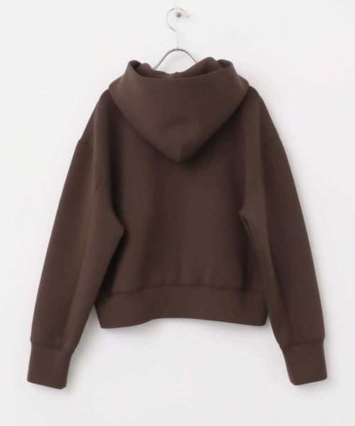 URBAN RESEARCH ROSSO WOMEN（アーバンリサーチ　ロッソ）の「ダブルジップダンボールパーカー（パーカー・レディース・ブラウン/ダークグレー/グレー・FREE）」の13枚目の写真