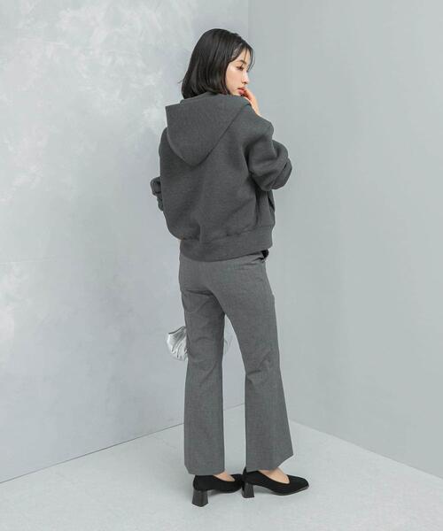 URBAN RESEARCH ROSSO WOMEN（アーバンリサーチ　ロッソ）の「ダブルジップダンボールパーカー（パーカー・レディース・ブラウン/ダークグレー/グレー・FREE）」の22枚目の写真