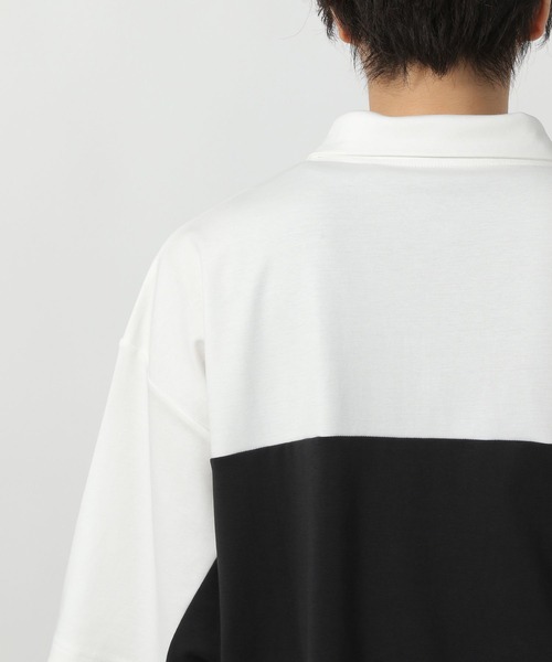 セール】バイカラーハーフZIPロゴT / 578548（Tシャツ