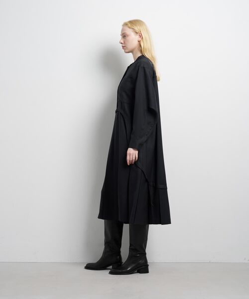 セール】プリーツコンビシャツワンピース（ワンピース）｜LANVIN en