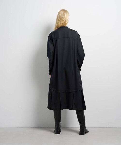 セール】プリーツコンビシャツワンピース（ワンピース）｜LANVIN en