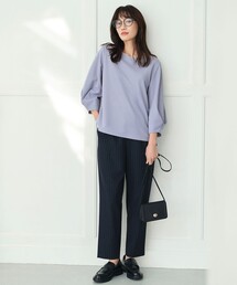 ANY（エニィ）の「【ウエストゴム】イージーテーパードパンツ（その他パンツ）」