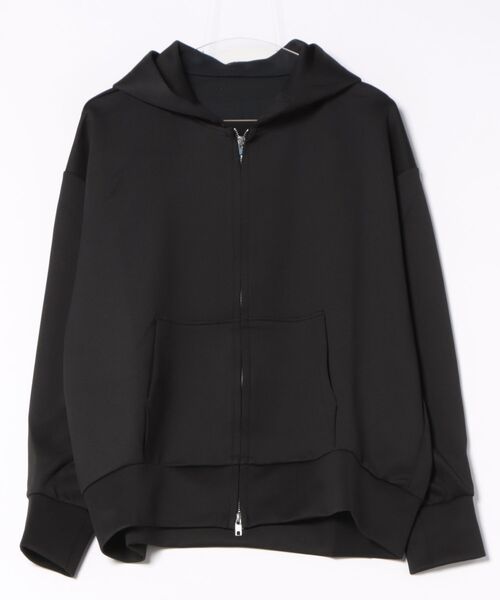 STYLEBLOCK（スタイルブロック）の「カットダンボールパーカー（パーカー・レディース・ブラウン/ネイビー/ブラック・M）」の2枚目の写真