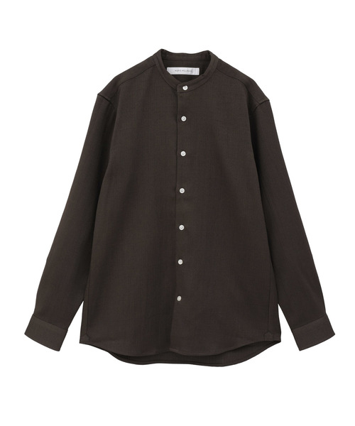 MEN'S MELROSE(メンズメルローズ)の「ウーリースラブオックス スタンダードバンドカラーシャツ(シャツ/ブラウス・メンズ・ブルーグリーン/ブラウン/ネイビー/ホワイト・2/4/3)」の14枚目の写真