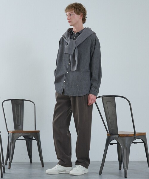 ジャガードロゴニットプルオーバー / オーバーサイズ / LE TRIO