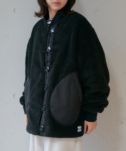 ARMY TWILL（アーミーツイル）の「【ARMY TWILL】Pe Weather Reversible Blouson（ミリタリージャケット・レディース・カーキ/ブラック・S）」の19枚目の写真