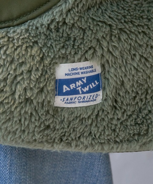 ARMY TWILL（アーミーツイル）の「【ARMY TWILL】Pe Weather Reversible Blouson（ミリタリージャケット・レディース・カーキ/ブラック・S）」の7枚目の写真