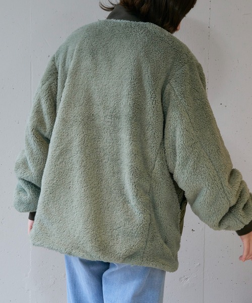ARMY TWILL（アーミーツイル）の「【ARMY TWILL】Pe Weather Reversible Blouson（ミリタリージャケット・レディース・カーキ/ブラック・S）」の6枚目の写真