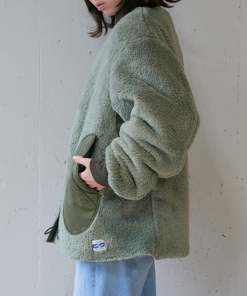 ARMY TWILL（アーミーツイル）の「【ARMY TWILL】Pe Weather Reversible Blouson（ミリタリージャケット・レディース・カーキ/ブラック・S）」の5枚目の写真