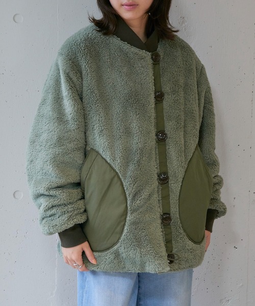 ARMY TWILL（アーミーツイル）の「【ARMY TWILL】Pe Weather Reversible Blouson（ミリタリージャケット・レディース・カーキ/ブラック・S）」の3枚目の写真