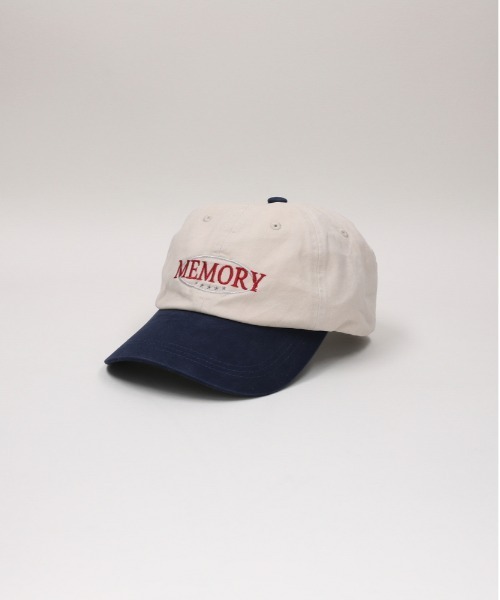 Right-on（ライトオン）の「【HONEYSUCKLE ROSE】オーバルロゴキャップ（キャップ・レディース・キナリ/ネイビー×ホワイト/ダークグレー・フリー）」の3枚目の写真