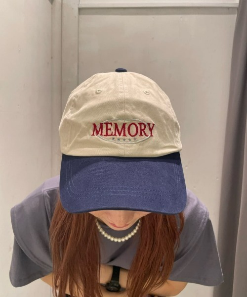 Right-on（ライトオン）の「【HONEYSUCKLE ROSE】オーバルロゴキャップ（キャップ・レディース・キナリ/ネイビー×ホワイト/ダークグレー・フリー）」の7枚目の写真