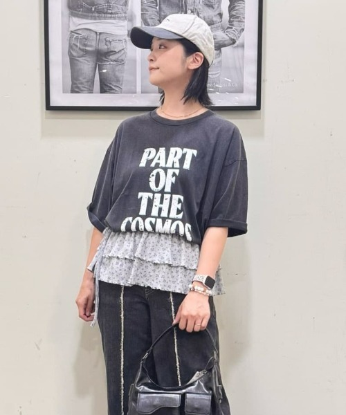 Right-on（ライトオン）の「【HONEYSUCKLE ROSE】オーバルロゴキャップ（キャップ・レディース・キナリ/ネイビー×ホワイト/ダークグレー・フリー）」の8枚目の写真