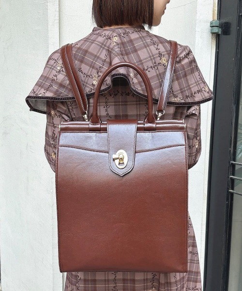 F i.n.t（フィント）の「キーホール3wayダレスバッグ/fint フィント（トートバッグ・レディース・ピンクベージュ/ブラウン/ブラック・FREE）」の6枚目の写真