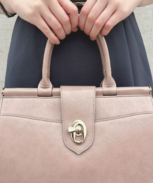 F i.n.t（フィント）の「キーホール3wayダレスバッグ/fint フィント（トートバッグ・レディース・ピンクベージュ/ブラウン/ブラック・FREE）」の9枚目の写真