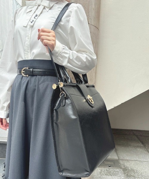 F i.n.t（フィント）の「キーホール3wayダレスバッグ/fint フィント（トートバッグ・レディース・ピンクベージュ/ブラウン/ブラック・FREE）」の16枚目の写真