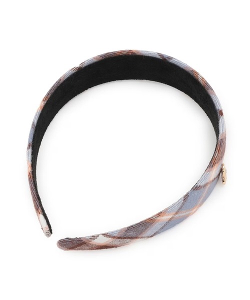 KP DECO（ケーピーデコ）の「チェックカチューシャ（カチューシャ・キッズ・ブルー/ピンク・FREE）」の2枚目の写真