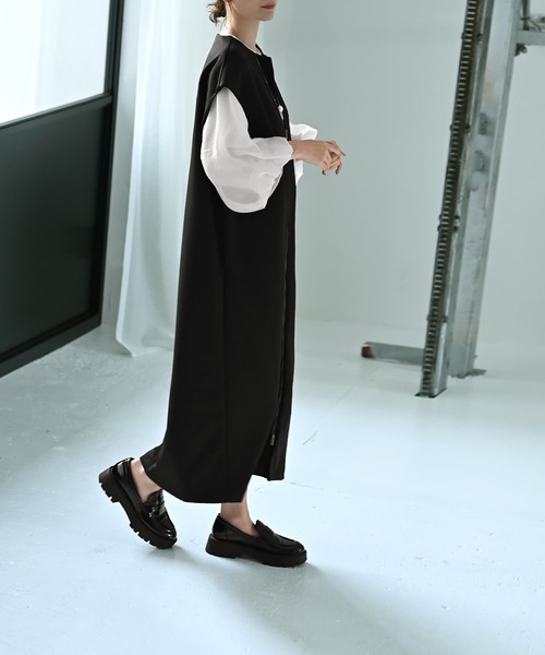 STYLE DELI(スタイルデリ)の「【Kana Oyama×BLK001】ジップジレワンピース(ワンピース・レディース・ブラック/グリーン・FREE)」の10枚目の写真