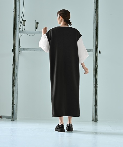 STYLE DELI(スタイルデリ)の「【Kana Oyama×BLK001】ジップジレワンピース(ワンピース・レディース・ブラック/グリーン・FREE)」の11枚目の写真